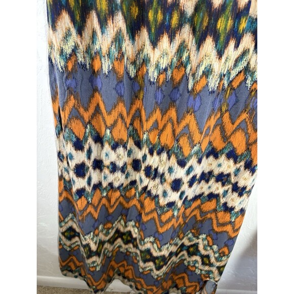 Mossimo Boho Long Strap Sun Dress Crochet small Flowy Black Blue Orange Teal - Picture 8 of 9